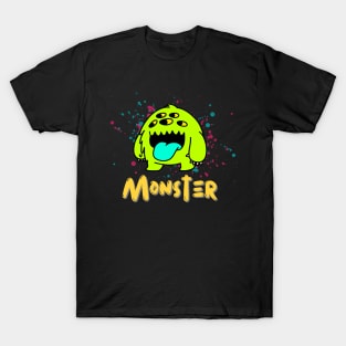 Colorful Cute Monster T-Shirt